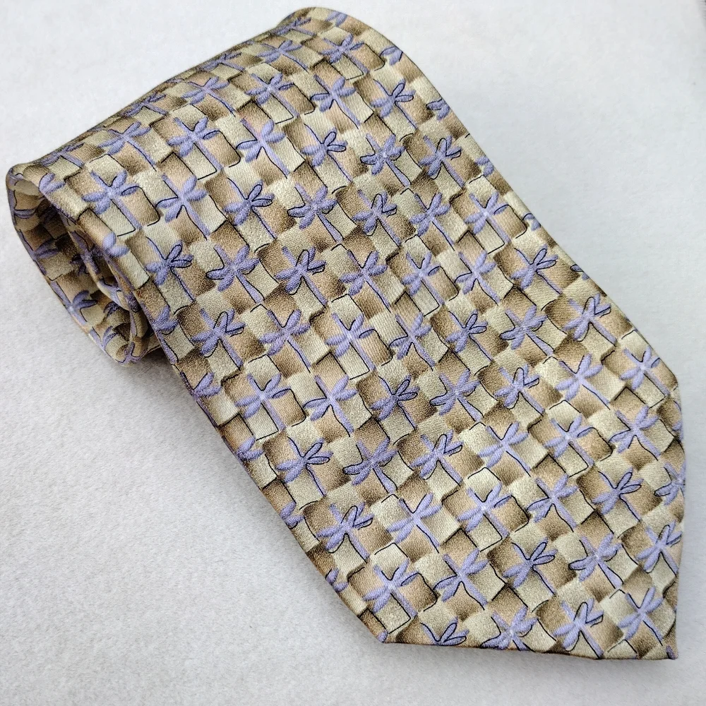 Silk Ties to Nature Dragonfly Tie EUC